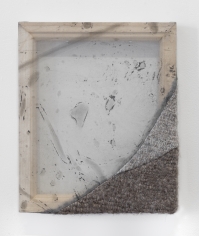 Martha Tuttle "Nose-to-nose (4)", 2018 Wool, silk, pigment 12 x 10 inches