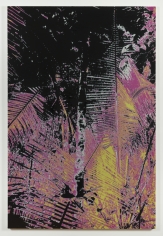 Luca Dellaverson "Call The Doctor", 2017 Oil, epoxy, and inkjet on canvas 72 x 48 inches