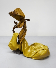 Kennedy Yanko, "Subsection", December 2020, paint skin, metal, 41 by 38 by 27 inches (104 by 97 by 69 cm). Sculpture made of paint skin and metal by Kennedy Yanko titled "Subsection" created in December 2020..