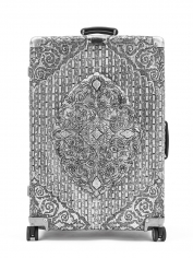 Wim Delvoye "Rimowa Classic Flight Multiwheel 971.00.00.4", 2013 Embossed aluminum 29-1/4 x 20-1/2 x 10-1/4 inches