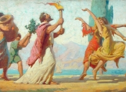 Image of Neoclassical Mural study for A Few of Our Favorite Things, 2018