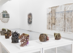 Installation view, 'Valerie Hegarty: Bloom & Gloom', New York, 2018