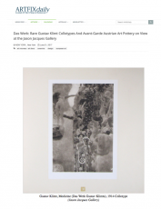 Das Werk: Rare Gustav Klimt Collotypes And Avant-Garde Austrian Art Pottery on View at the Jason Jacques Gallery