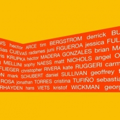 A PERSON OF COLOR/ a mostly orange exhibition. curated by José Lerma