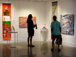 REDinc and Clublane Multitask Artists exhibition installation 2019
