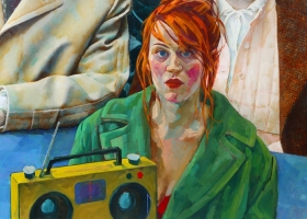 Xenia Hausner "Before Life" painting detail