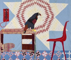 Jesse Krimes work "Red Eagle"