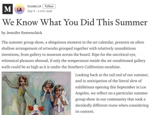 Curate.LA - We Know What You Did This Summer