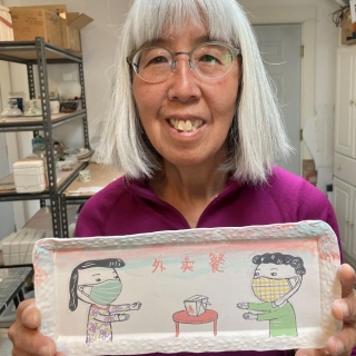 Beth Lo's Covid Plates Make Local News!