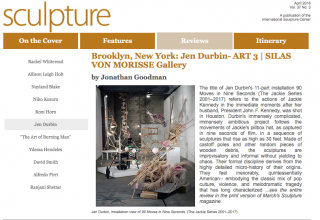 JEN DURBIN is in SCULPTURE Magazine