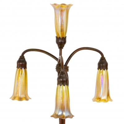 Four Light Lily Table Lamp