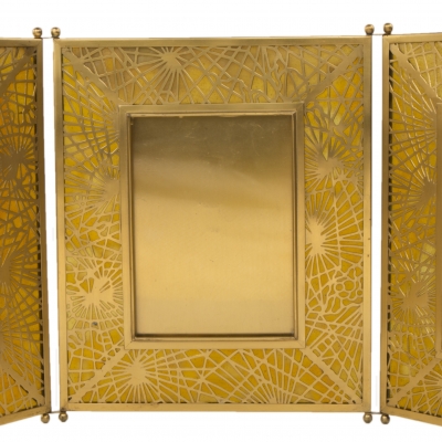 Pine Needle Triple Picture Frame