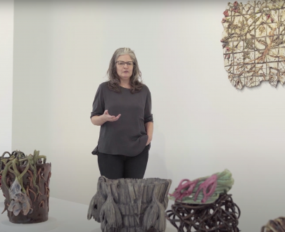 Valerie Hegarty and artwork