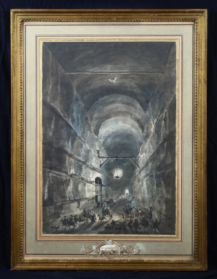Louis-Jean Desprez, Grotta di Posillipo