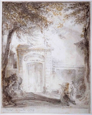 Porte d'Hôtel et Monument Funéraire à Chaillot