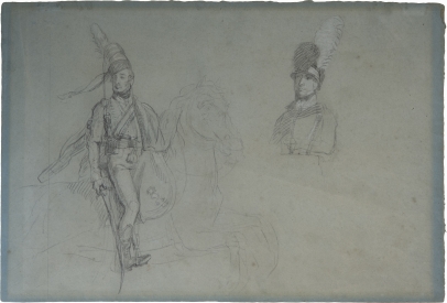 John Singleton Copley, Prince Regent, Study for “Battle of the Pyrenees”