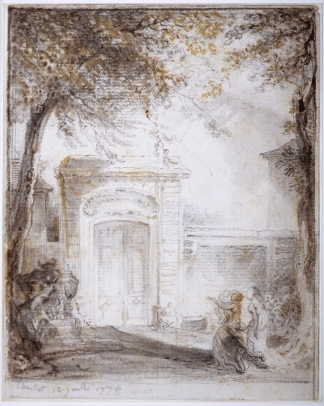 Saint-Aubin, Porte d'Hôtel et Monument Funéraire à Chaillot