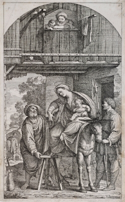 The Return of the Holy Family from Egypt; The Holy Family Arriving at an Inn