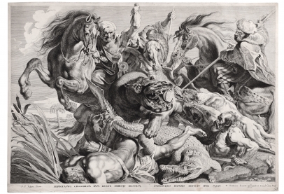 Soutman, A Crocodile and Hippopotamus Hunt