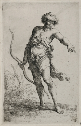 Exotic Warrior with a Bow from "Figurina"