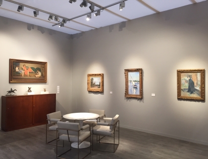 TEFAF New York Spring booth installation