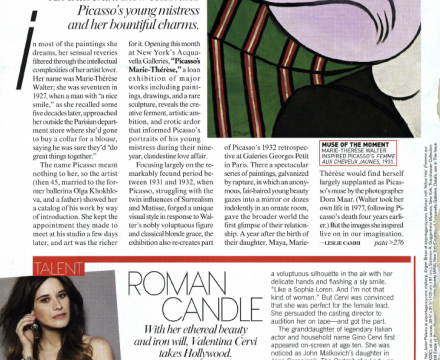 Photograph of "Dream Lover: An Exuberant Show Celebrates Picasso's Young Mistress and her Bountiful Charms"