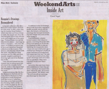 Photograph of "Basquiat's Drawings Reconsidered"