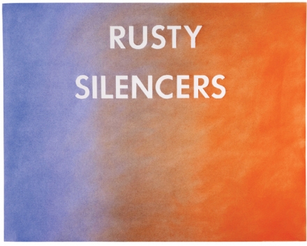 Ed Ruscha, Rusty Silencers, 1979