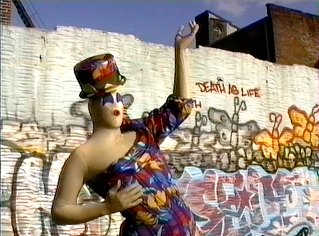 Charles Atlas in "Bona Drag: An Incomplete History of Drag and Cross-Gender Performance in Film and Video Art"