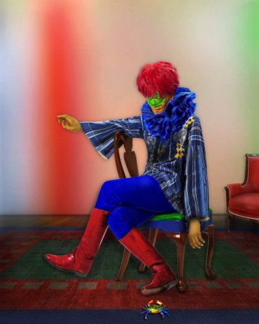 Sartorial Anarchy #19, 2013, Pigment on Satin Paper