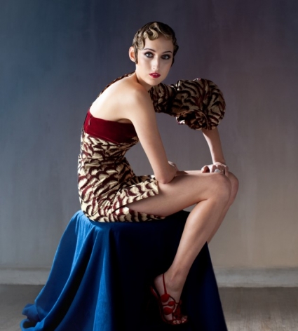 Leelee Sobieski, 2010, Pigment on satin paper