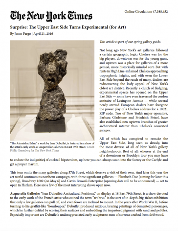 New York Times, Gallery Guide 2016