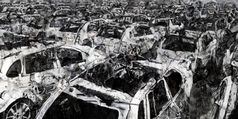 ufunk | Art Hacker – Liu Bolin camouflages his models in famous paintings