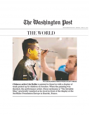 the Washington post | Chinese artist Liu bolin