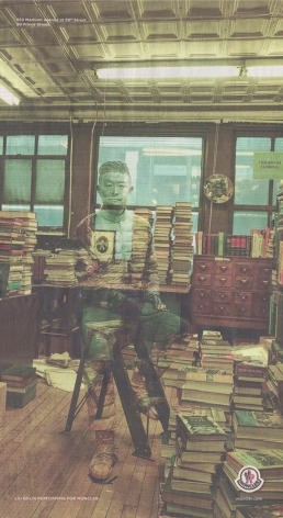 New York Times | Liu Bolin performing for Moncler