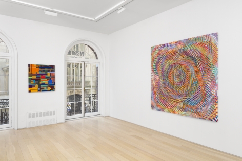 geometric abstract painting