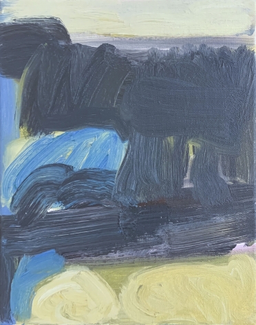 Virva Hinnemo. End of Day. 2019. Oil on canvas. 10" x 8"