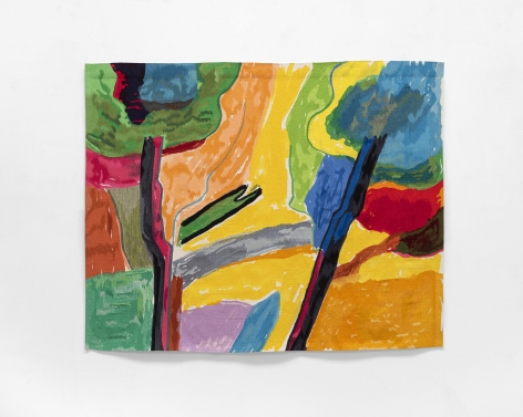 Etel Adnan Clairière, 2019 Wool tapestry 62.25 x 78.38 inches (158.1 x 199.1 cm) Edition 2 of 3 with 1 AP (GP2606)