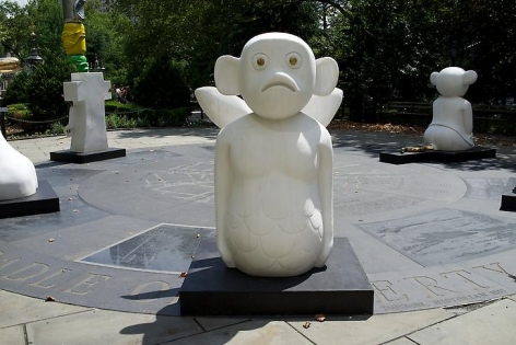 "Lightness of Being," installation view, 2013. City Park Hall, New York.