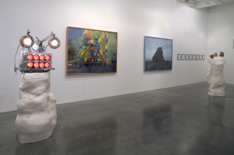 Olaf Breuning Installation view, 2008