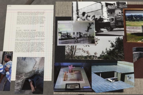 "Capitol Complex," Installation view (detail), 2015. Appleton Square, Lisbon.