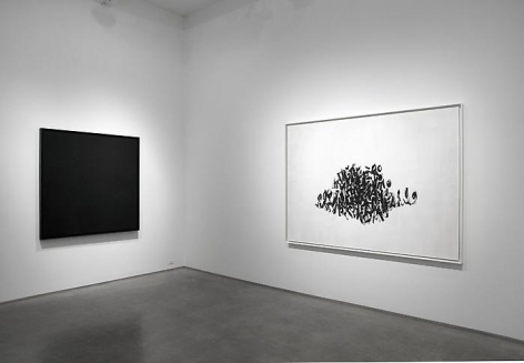 Robert Longo, "Gang of Cosmos." Installation view, 2014. Metro Pictures, New York.