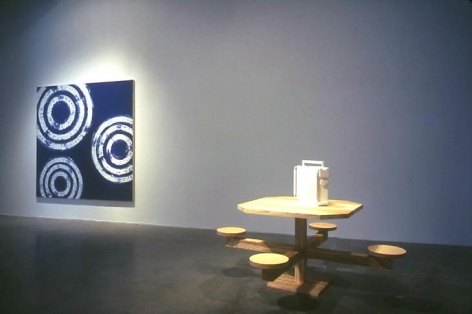 "Criminal Slang," installation view, 2004. Metro Pictures, New York.