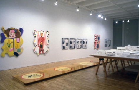 "Towards a Utopian Complex," installation view, 1995. Metro Pictures, New York.