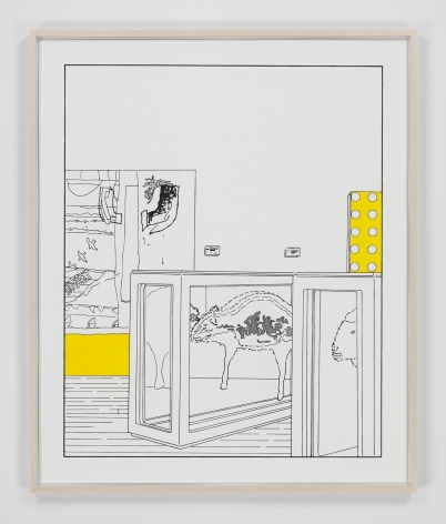 Dots and Slices (traced and painted), Seventh, 2006/2013/2021.