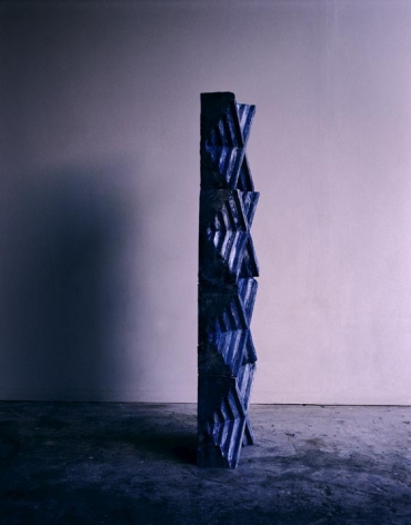 Blue Caryatid at Dusk, 2010. Digital C-print, 20 x 16 inches (50.8 x 40.6 cm).