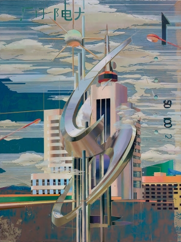 Guangzhou Electric Power, 2017. Oil on canvas, 200 x 150 cm.