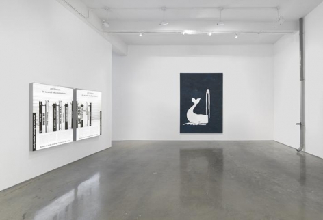 Claire Fontaine, "Stop Seeking Approval." Installation View, 2015. Metro Pictures, New York.