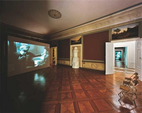 "Ice Floes of Franz Joseph Land”, 2003. Five channel installation. Installation view, Kunstverein Braunschweig.