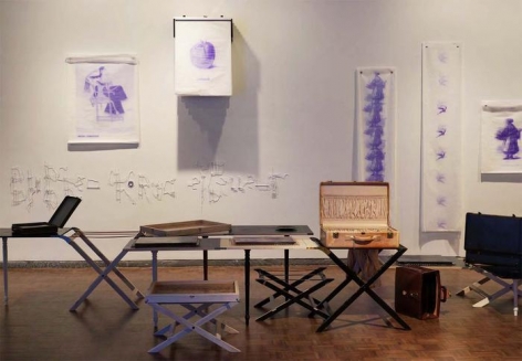 "The Image of Limited Good," 2014. In collaboration with Valerie Snobeck. Installation view, Whitney Biennial, Whitney Museum of American Art, New York.